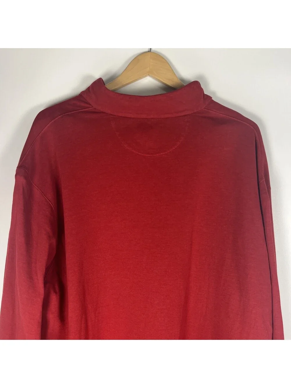 Polo Ralph Lauren Red Quarter Zip Sweatshirt-Men's XXL